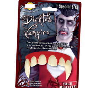 DIENTES VAMPIRO CON TERMOPLASTICA