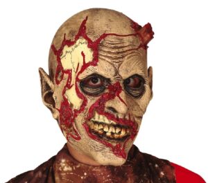 MASCARA ZOMBIE CON ESTACA LATEX