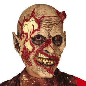 MASCARA ZOMBIE CON ESTACA LATEX