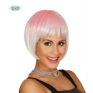 PELUCA MELENA ROSA EXTRA(ENVASE CAJA)