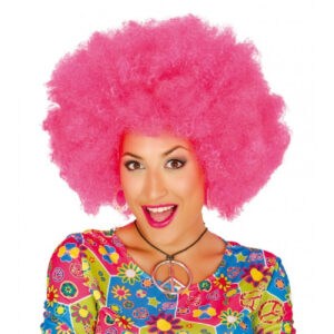 PELUCA AFRO ROSA EXTRA
