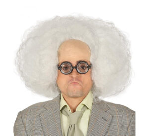 PELUCA Y CALVA GRIS EN CAJA