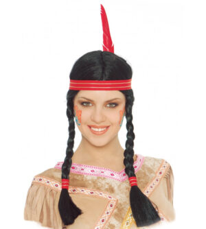 PELUCA INDIA CON PLUMA