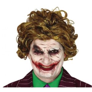 PELUCA MELENA PAYASO SONRRIENTE JOKER VERDE