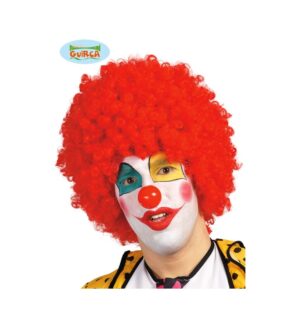 PELUCA AFRO RIZADA ROJA GRANDE