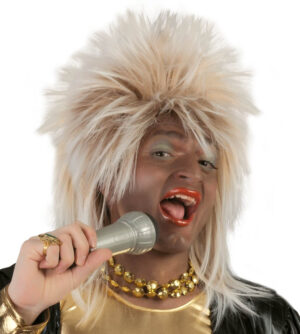 PELUCA ROCK STAR RUBIA TINA