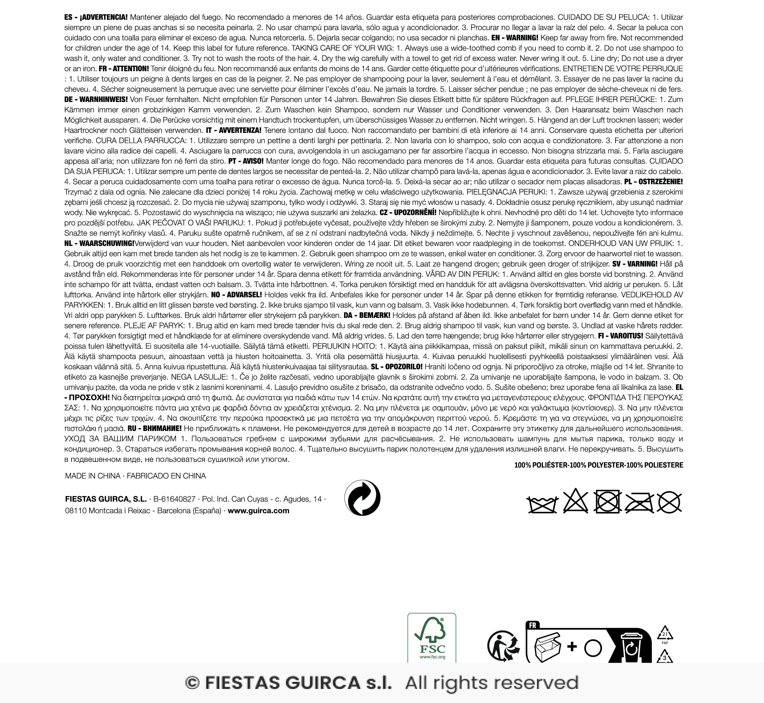 PELUCA CHIFLADO EN CAJA - Imagen 3