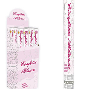 CAÑON CONFETTI BLANCO 50CM