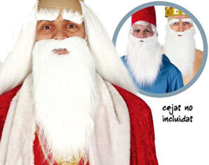 BARBA BLANCA GRANDE CON CEJAS