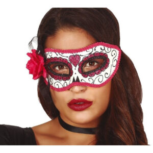 ANTIFAZ CATRINA ROSA DIA DE MUERTOS