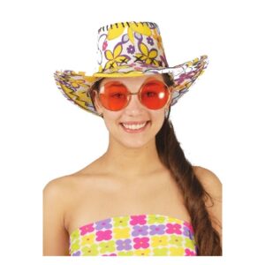 SOMBRERO VAQUERO HIPPIE FLORES