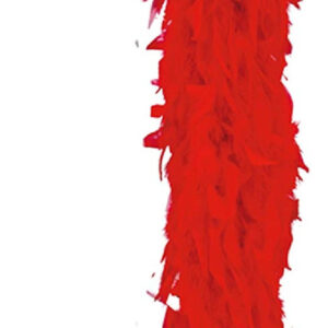 BOA PLUMA ROJA     1,80 MTS.(40 GRAMOS)
