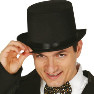 CHISTERA SATEN ALTA CALIDAD NEGRA ADULTO