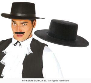 SOMBRERO CORDOBES NEGRO