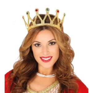 DIADEMA CORONA REINA ORO