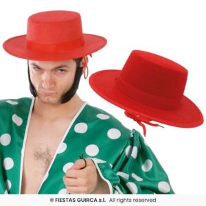 SOMBRERO CORDOBES ROJO