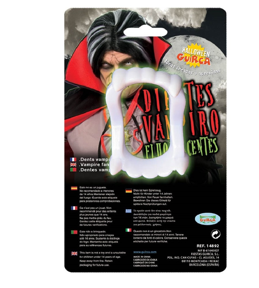 DIENTES COLMILLOS VAMPIRO