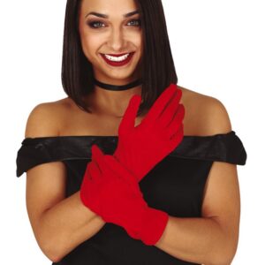 PAR GUANTES ROJOS 22 CMS.