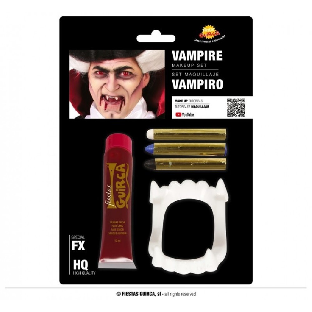 MAQUILLAJE VAMPIRO CON SANGRE 20ML