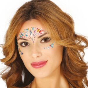 JOYAS FACIALES ADHESIVAS COLORES