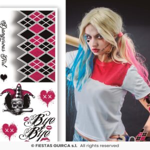 TATUAJES DANGEROUS HARLEY VILLANA 30 X 14 CMS