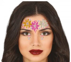 JOYAS FACIALES FLORES, NEON