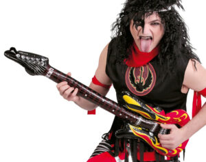 GUITARRA HINCHABLE  90 CMS rockero