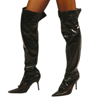 CUBRE BOTAS NEGRO VINILO