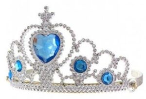 DIADEMA PRINCESA PIEDRAS AZULES