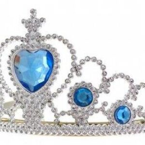 DIADEMA PRINCESA PIEDRAS AZULES