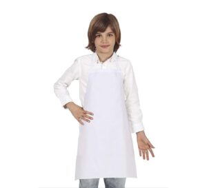 DELANTAL BLANCO COCINERO INFANTIL