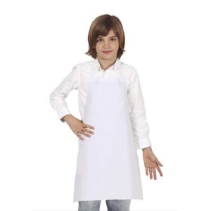 DELANTAL BLANCO COCINERO INFANTIL
