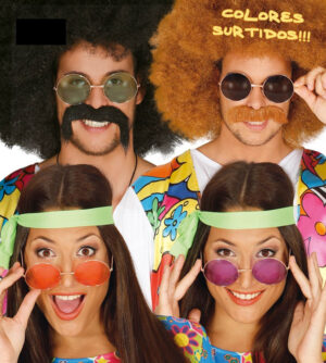 GAFAS HIPPIE GRANDES SURTIDAS