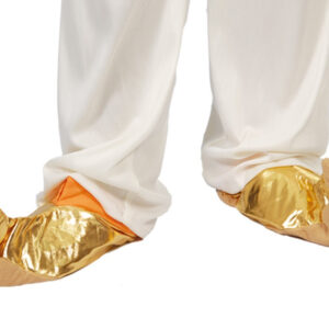 PAR DE BABUCHAS DORADAS