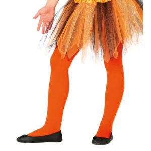 PANTYS NARANJA INFANTILES 5-9 AÑOS