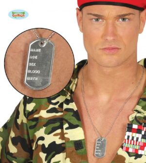 COLGANTE CHAPA DE IDENTIFICACION