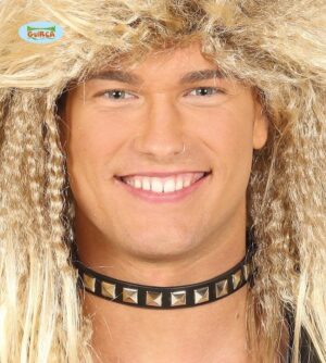 COLLAR PUNK NEGRO 44 CMS.