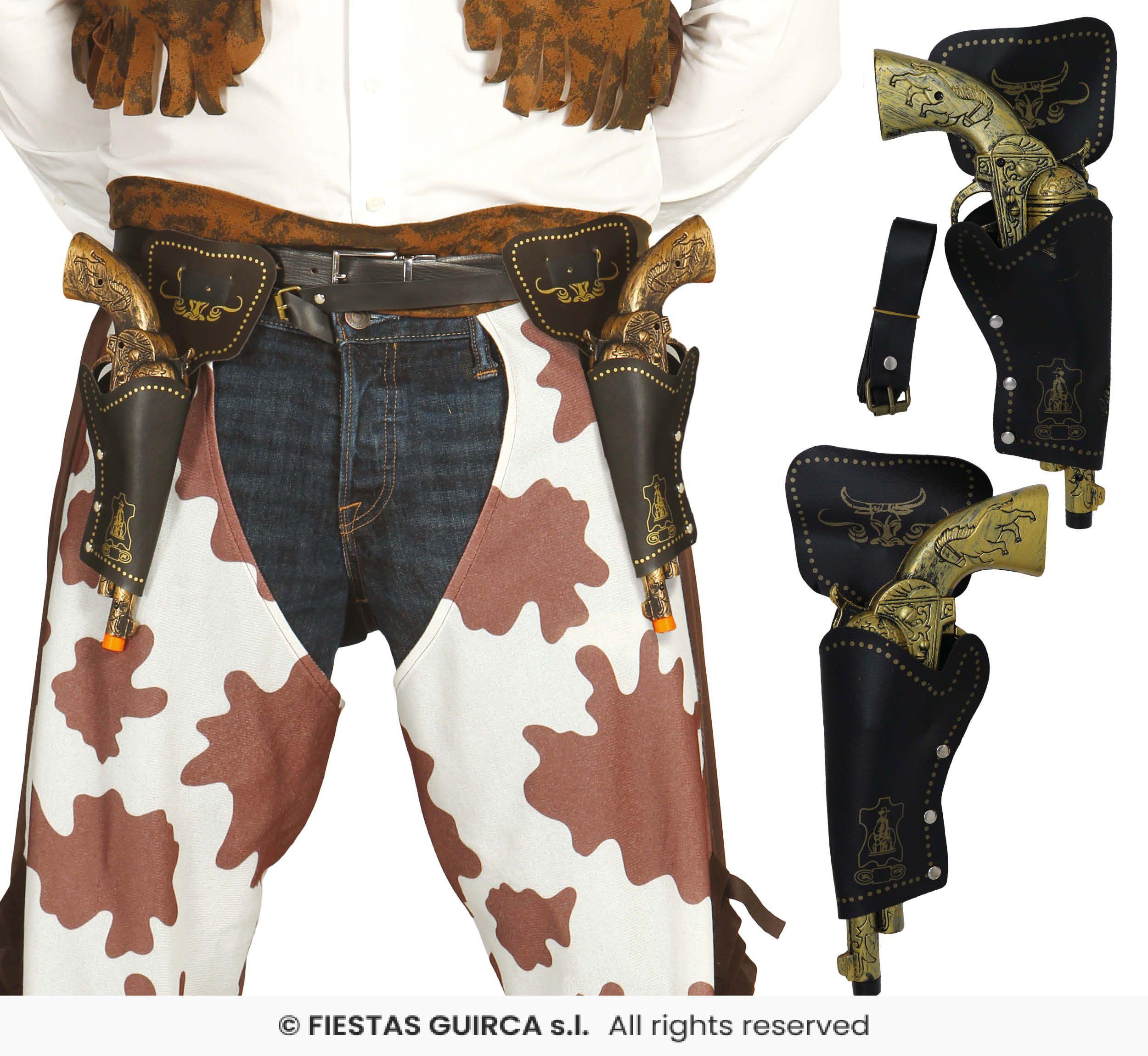 CARTUCHERA DOBLE CON PISTOLAS DE 29 CMS