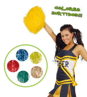 PACK 2 POM-POM ANIMADORA (CHEERLEADER)