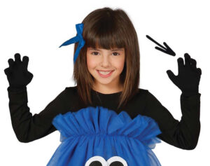 GUANTES INFANTILES NEGROS 18 cm