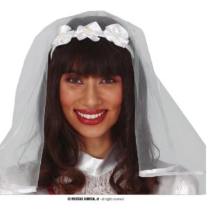 DIADEMA NOVIA CON VELO