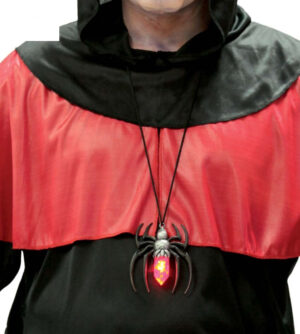 COLGANTE ARAÑA CON LUZ 11 CMS