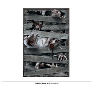 DECORACION WINDOW ZOMBIES 80X120 CMS