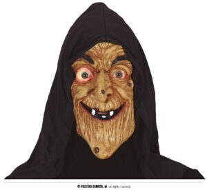 MASCARA BRUJA CON CAPUCHA, VINILO