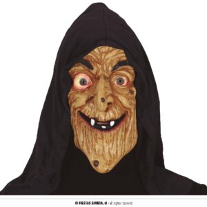 MASCARA BRUJA CON CAPUCHA, VINILO