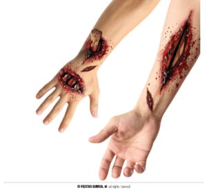 TATUAJES ADHESIVOS HERIDA ABIERTA