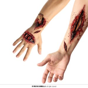 TATUAJES ADHESIVOS HERIDA ABIERTA