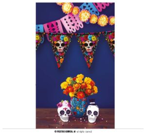 GALLARDETE CATRINA 300 CMS GUIRNALDA