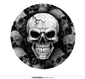 BOLSA 6 PLATOS CALAVERA 23 CMS