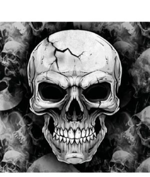 PACK DE 12 SERVILLETAS DE CALAVERAS DE HALLOWEEN